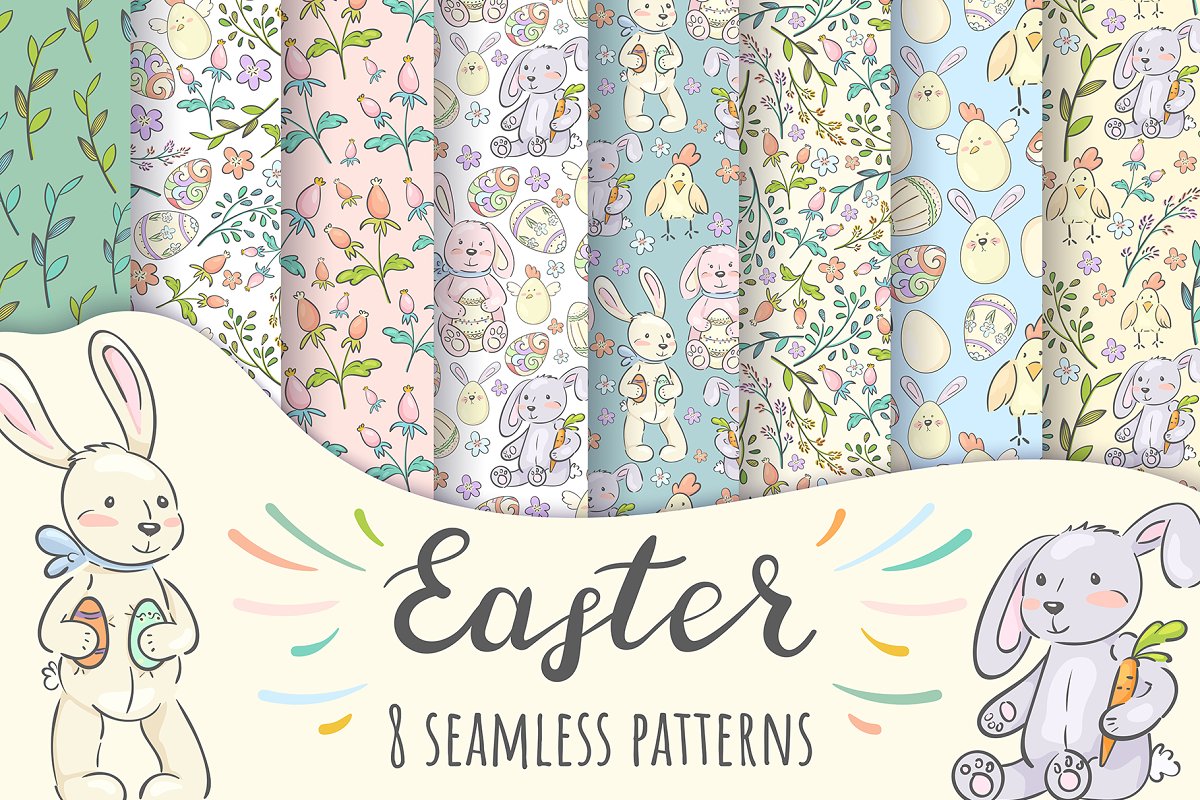 Cover image of Spring Easter Patterns.