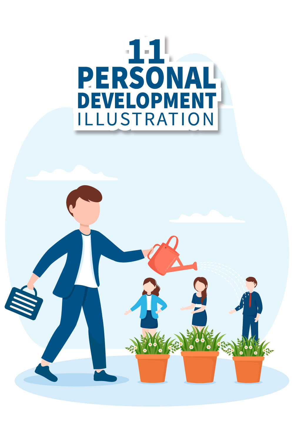 Personal Development Graphics Design pinterest image.