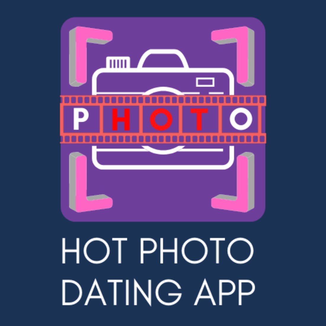 Photo Dating App Logo Design MasterBundles