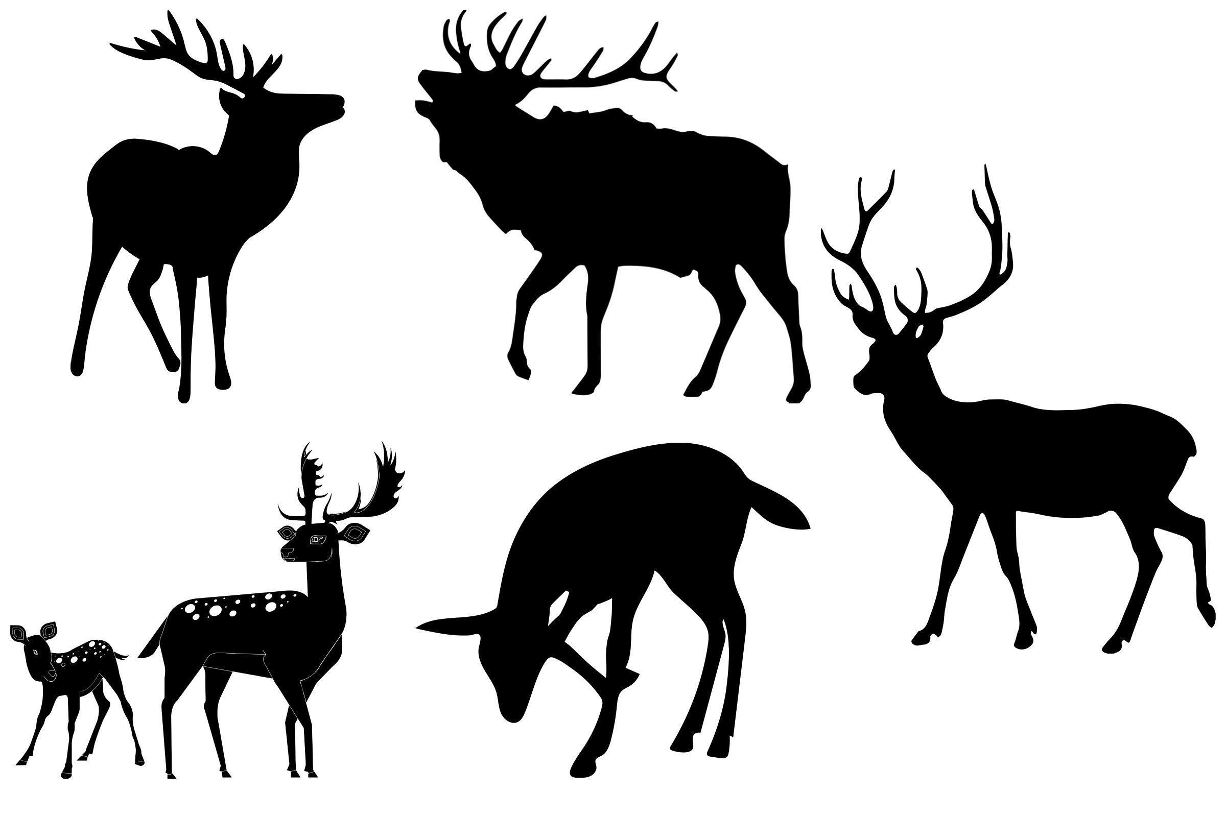 Some big moose for your illustration.