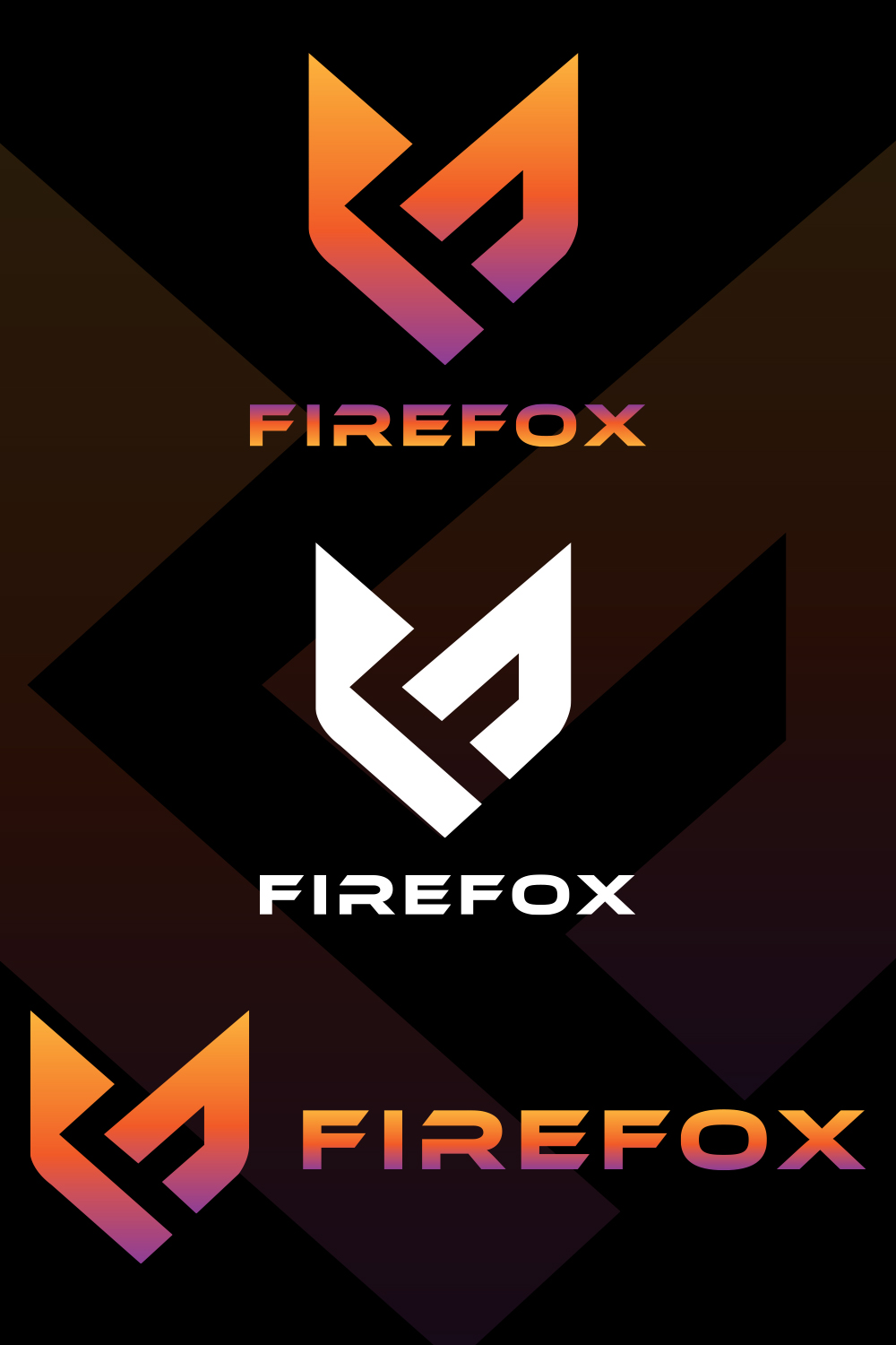 White firefox logo.