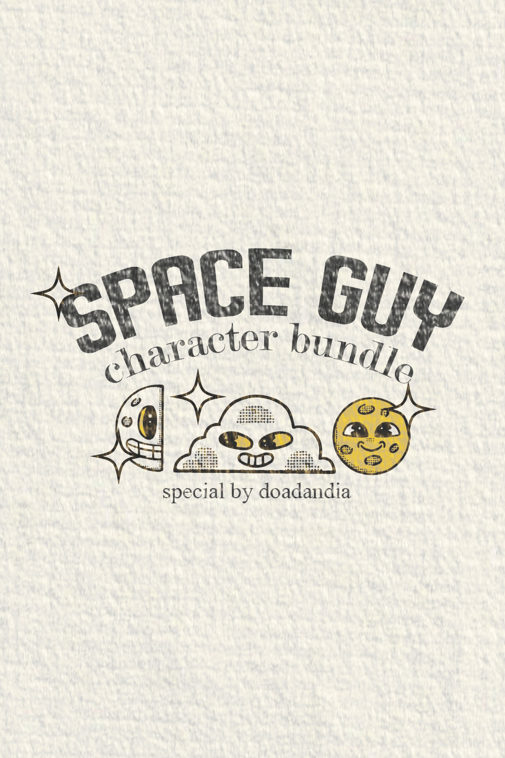 Space Guy Character Collection pinterest image.