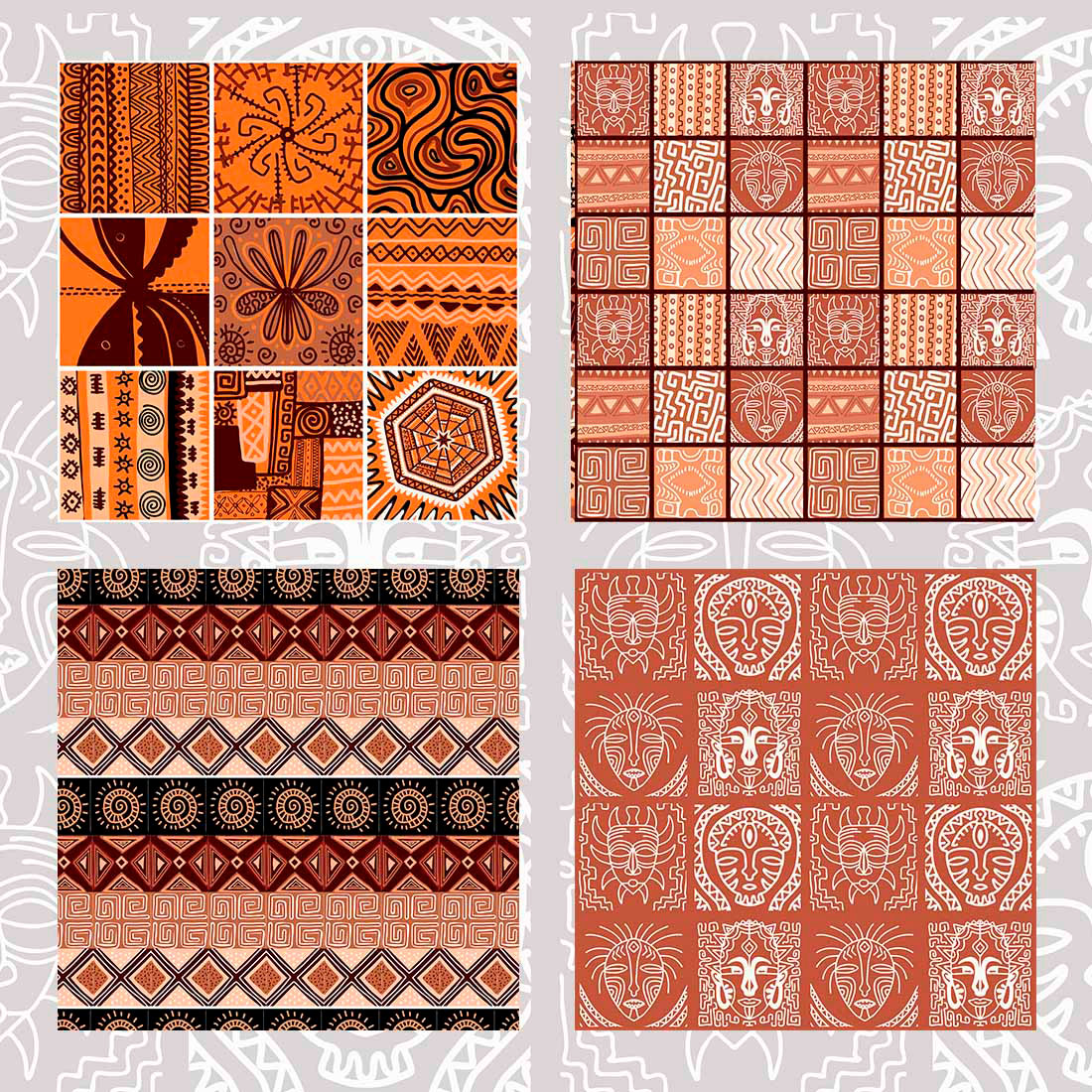 Collection of adorable african patchwork patterns images.