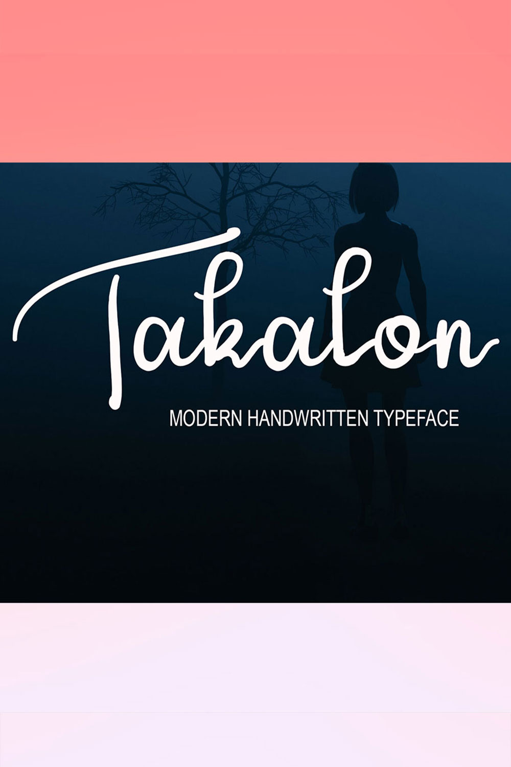 An image with text showing off the charming Takalon font