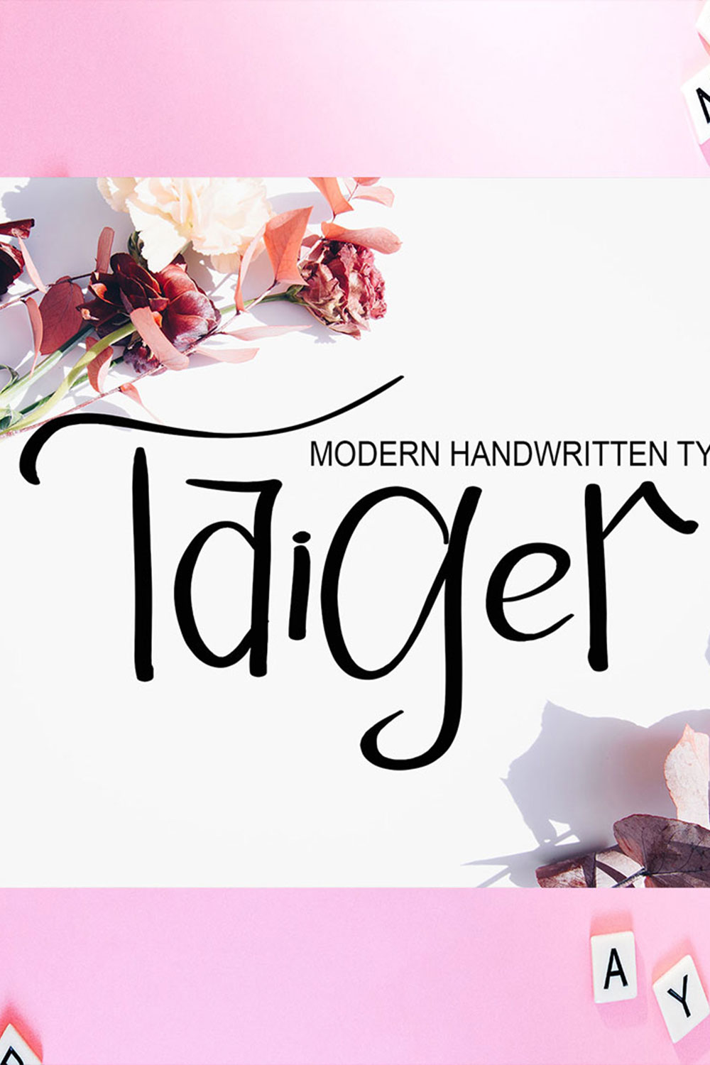 An image with text showing off the beautiful Taiger font.