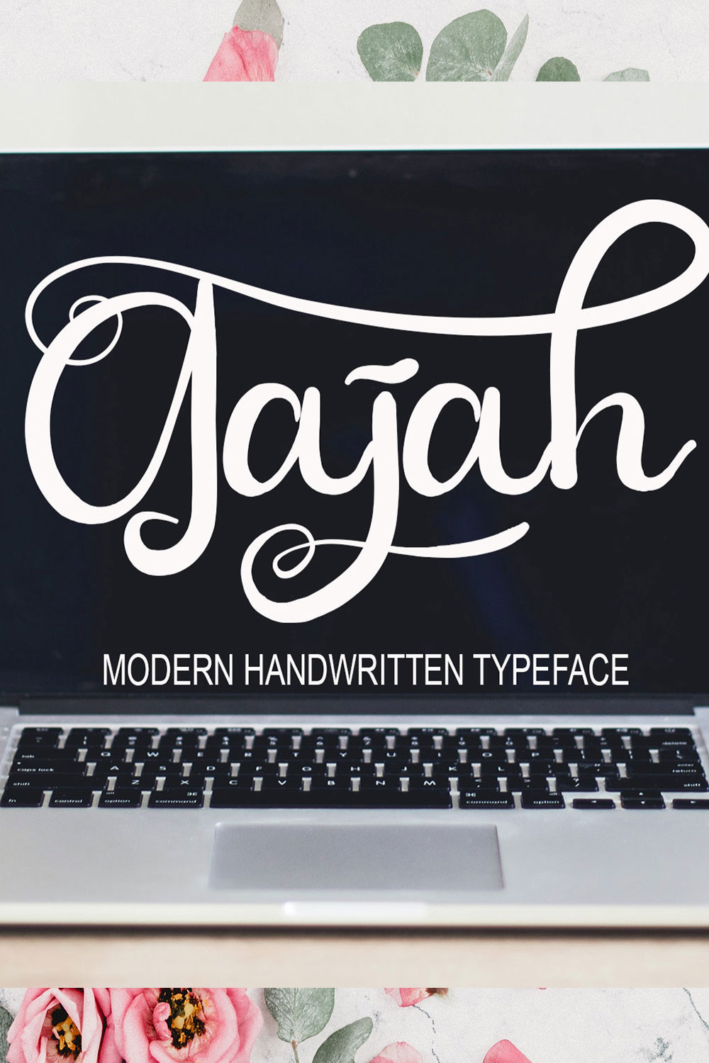 Image with text showcasing the amazing Gajah font.