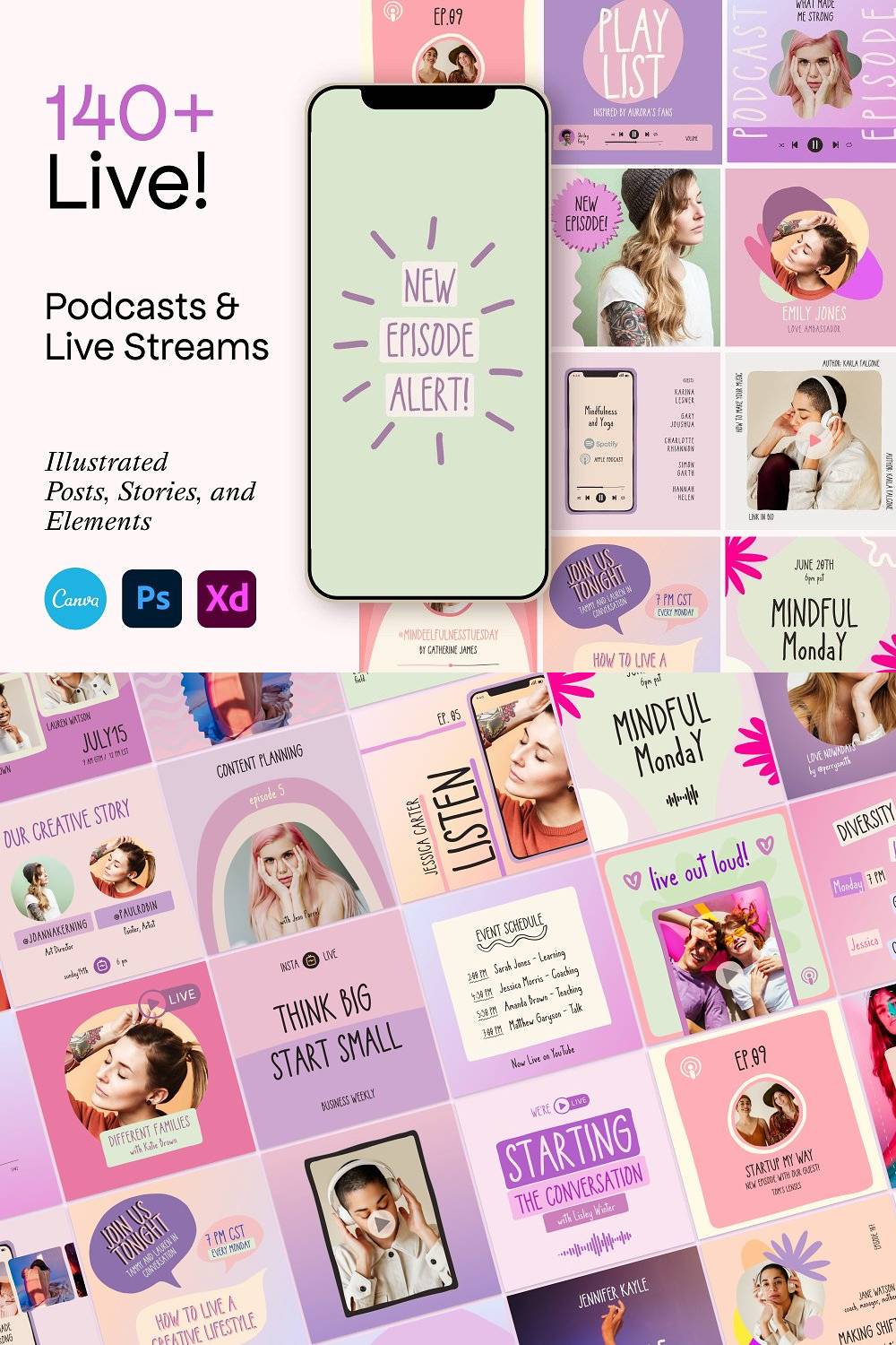 Podcast And Live Instagram Creator - Pinterest.