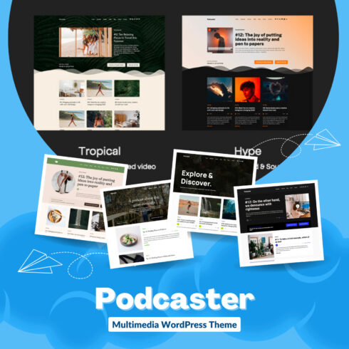 Podcaster - Multimedia WordPress Theme.