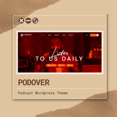 Podover - Podcast Wordpress Theme.