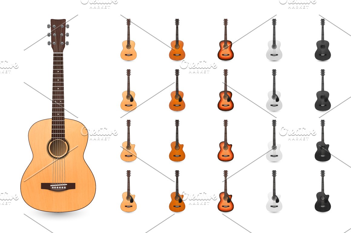 Guitar collection.