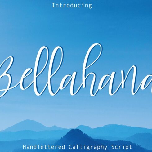 Bellahana Script Font.