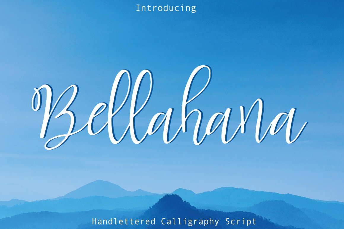 Bellahana Script Font.