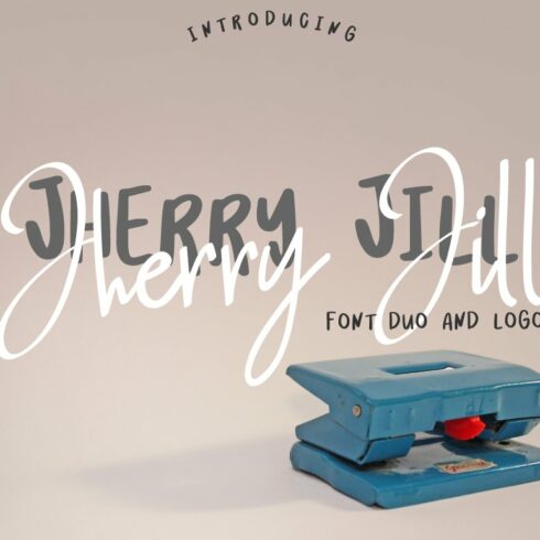 Jherry Jill | Font Duo + 6 Logos.