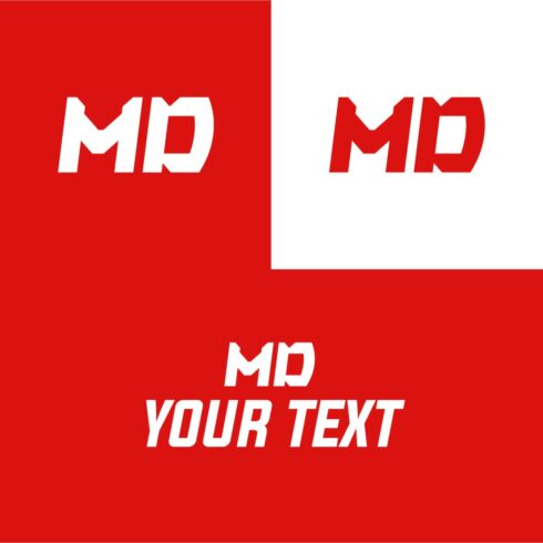 MD Letters Logo main cover.
