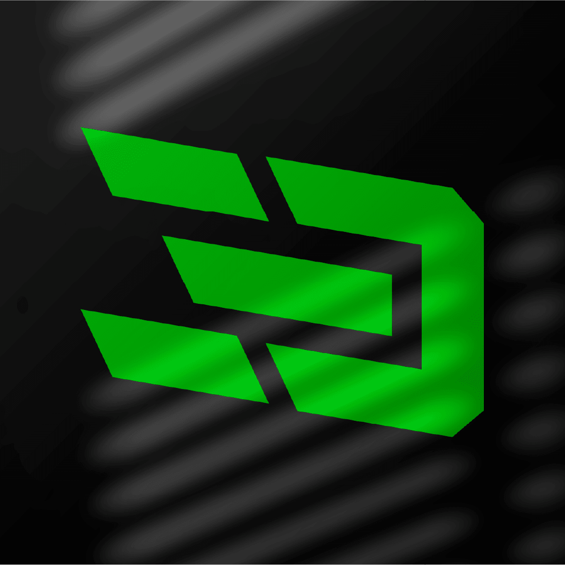High quality cyber green logo.