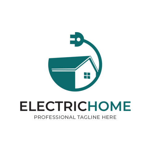 Home Electrical Logo Template cover image.