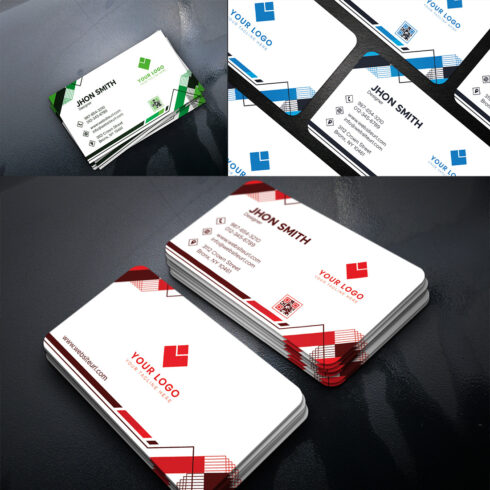 Simple Business Card Template cover image.