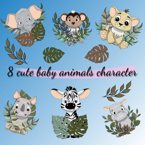Cute Baby Animals Character cover image.