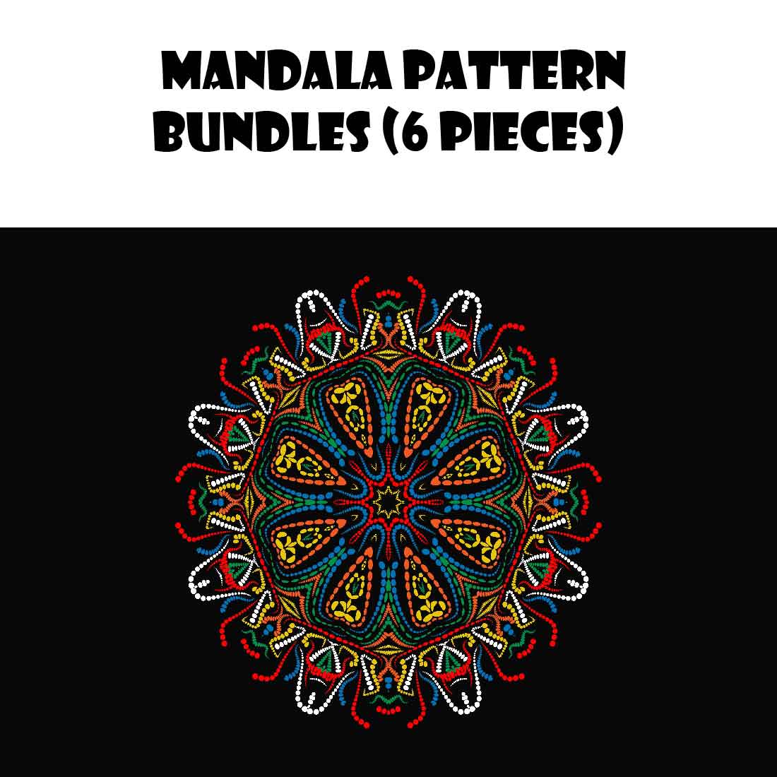 Irresistible geometric mandala image