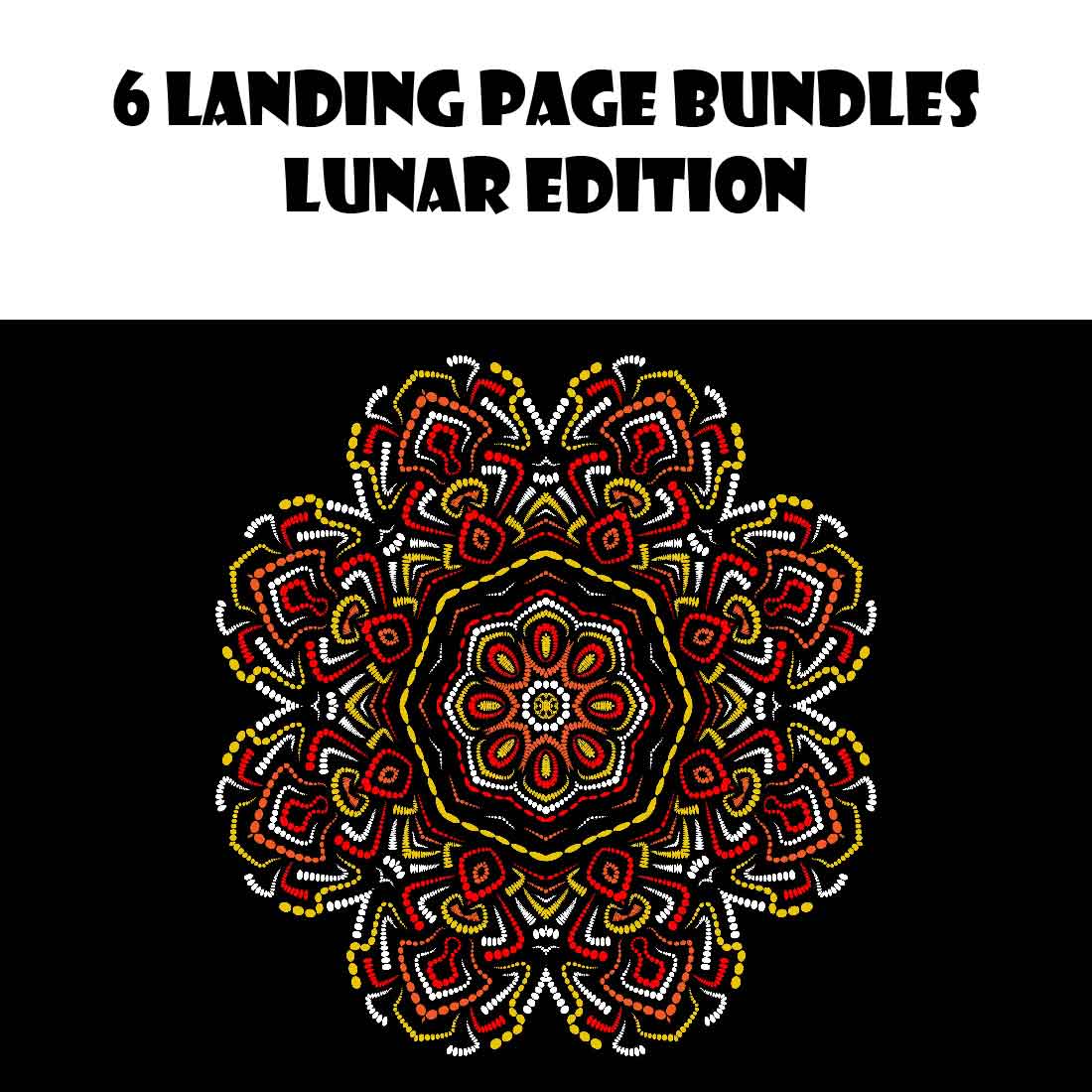 6 Mandala Art Bundles main cover.