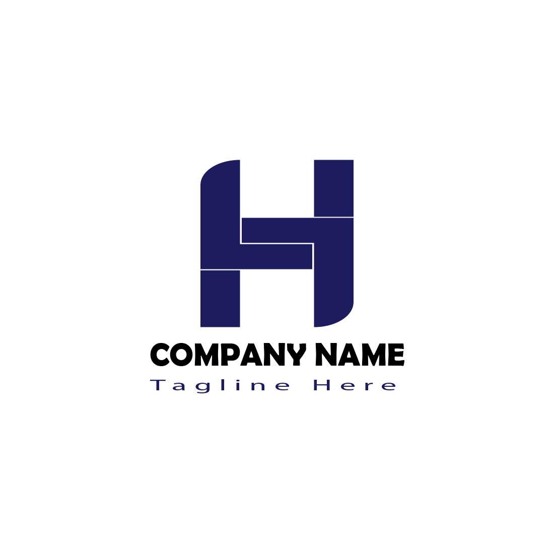 H Letter Logo image cover.