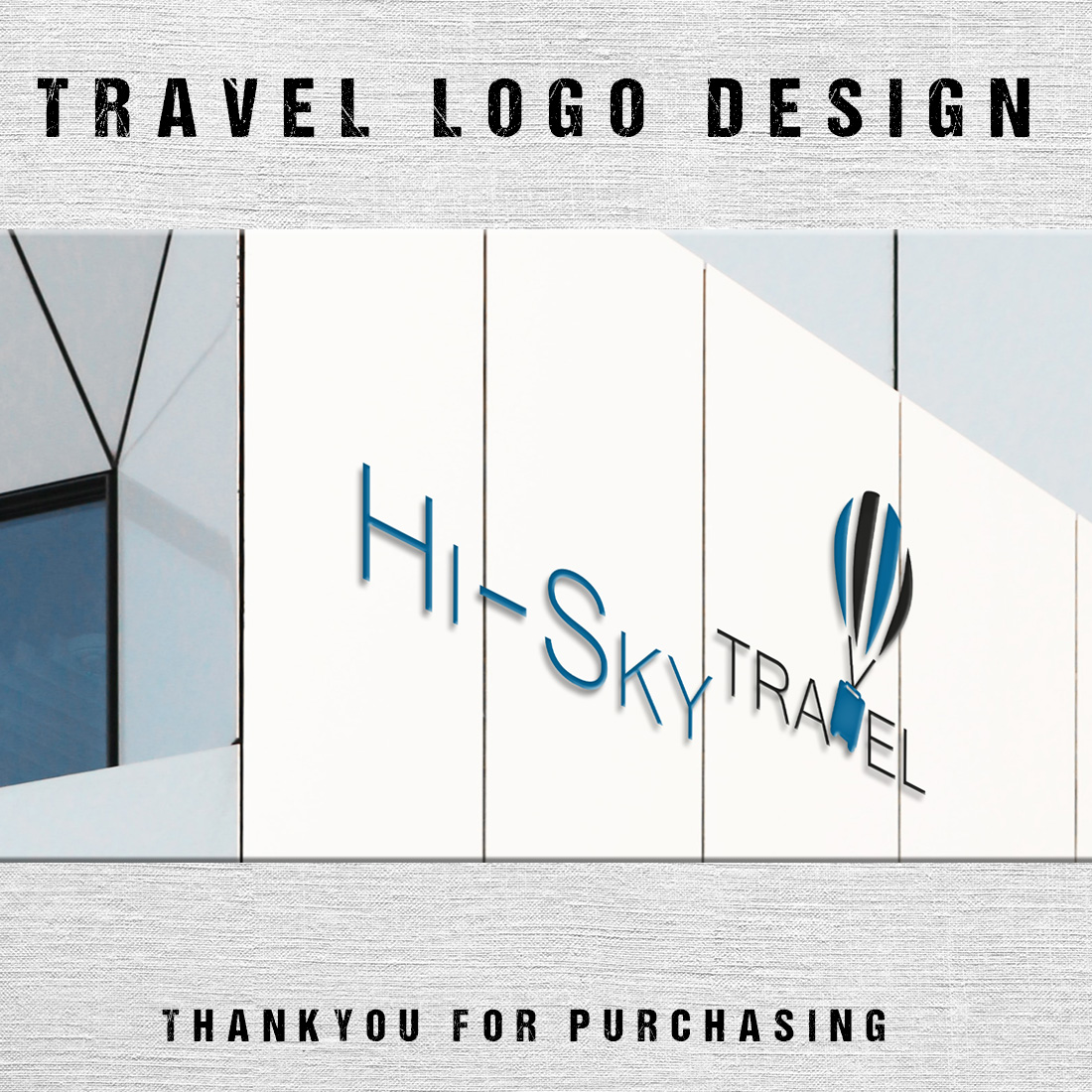 Travel Logo Design Template cover image.