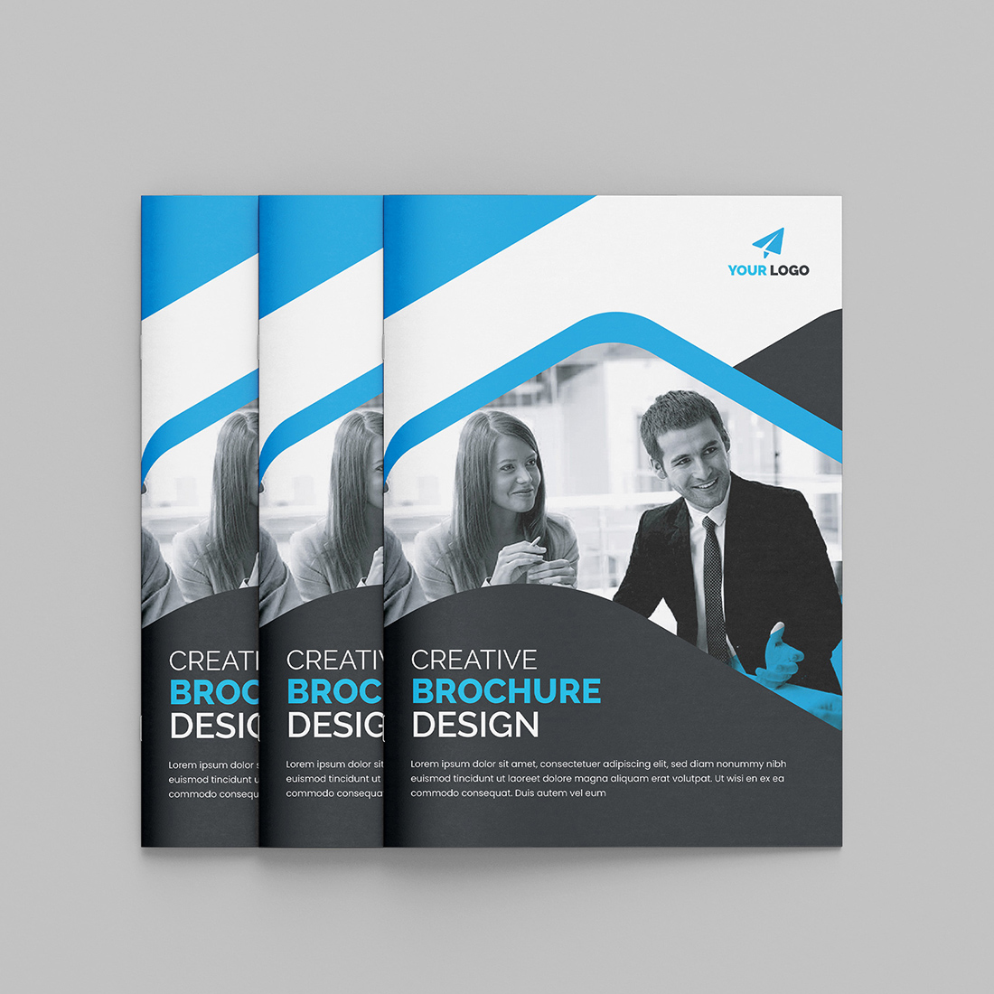 Image of a brochure with an elegant design
