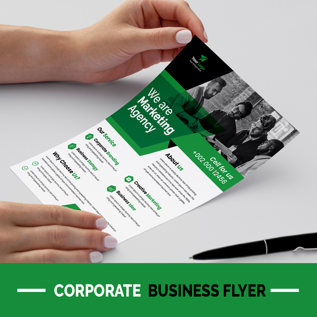 Corporate Business Flyer cover image.