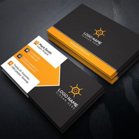 Corporate Business Card Design Template main cover.