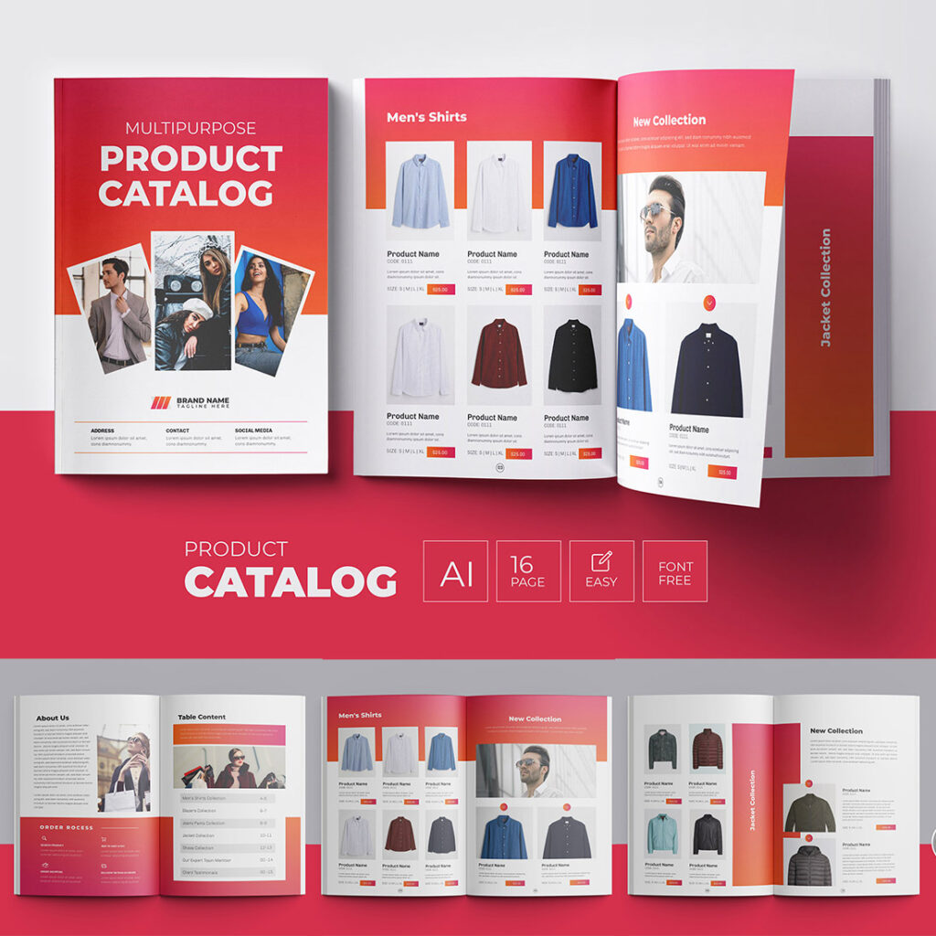 Multipurpose Product Catalog Design