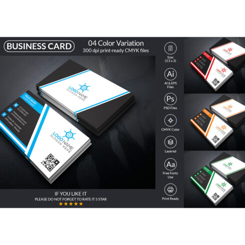 Business Card Design Template main cover.