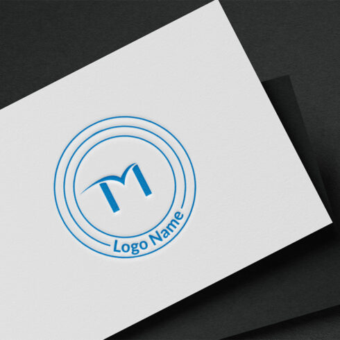 M Letter Logo Design Template preview.