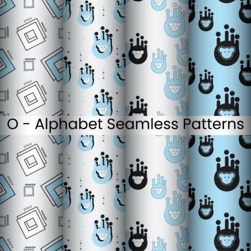 O - Alphabet Seamless Pattern Designs main cover.