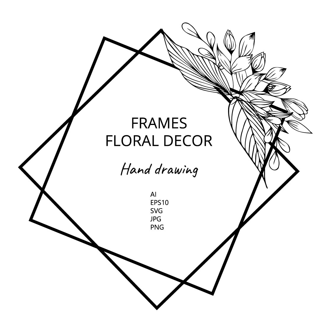 Frame with Floral Decor and Elements of Decor cover image.