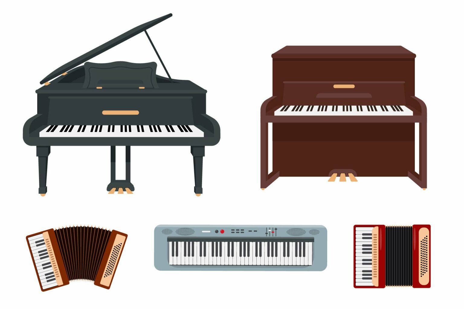Musical Instruments and Notes – MasterBundles