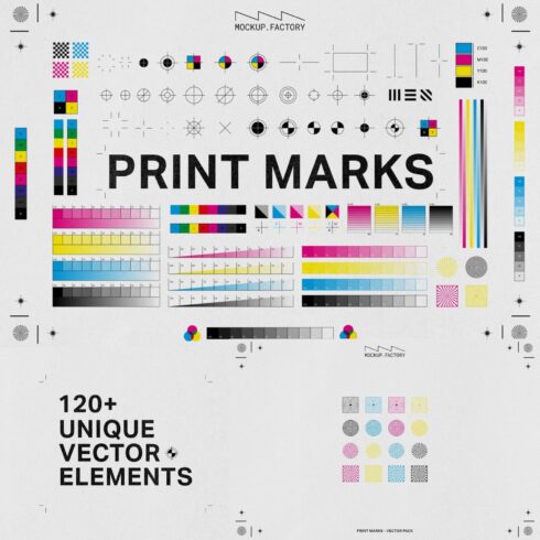 Print Marks | 120+ Vector Assets.