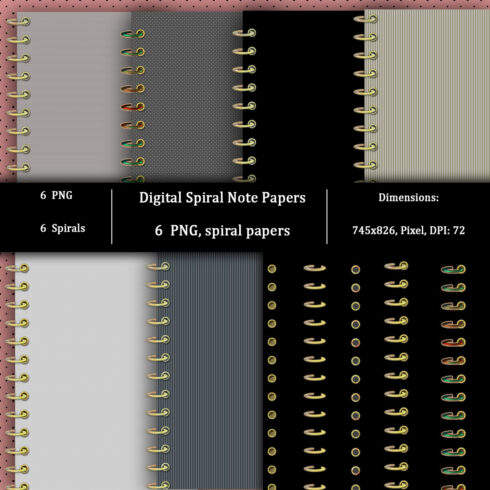 Spiral Digital Note Paper main cover.