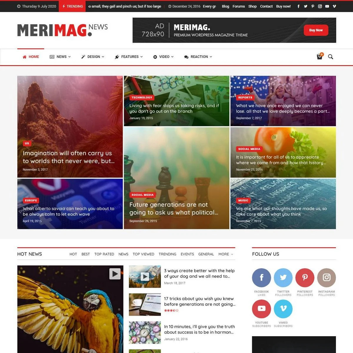 Merimag - Elementor Blog Magazine And News WordPress Theme – MasterBundles