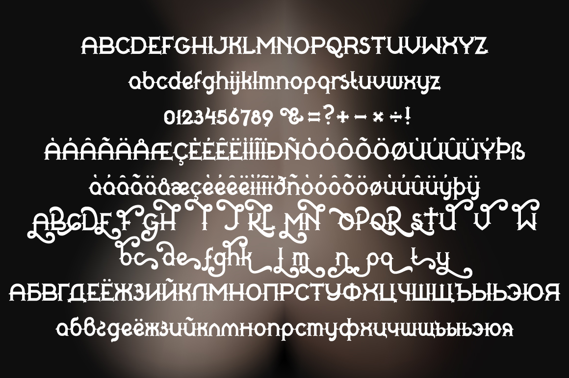 Quasimodo Font preview.