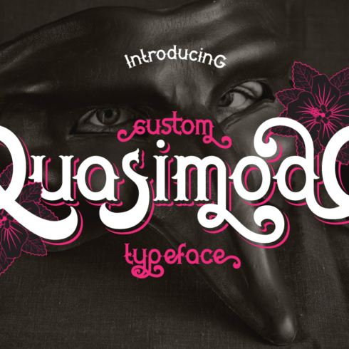 Quasimodo font main image preview.