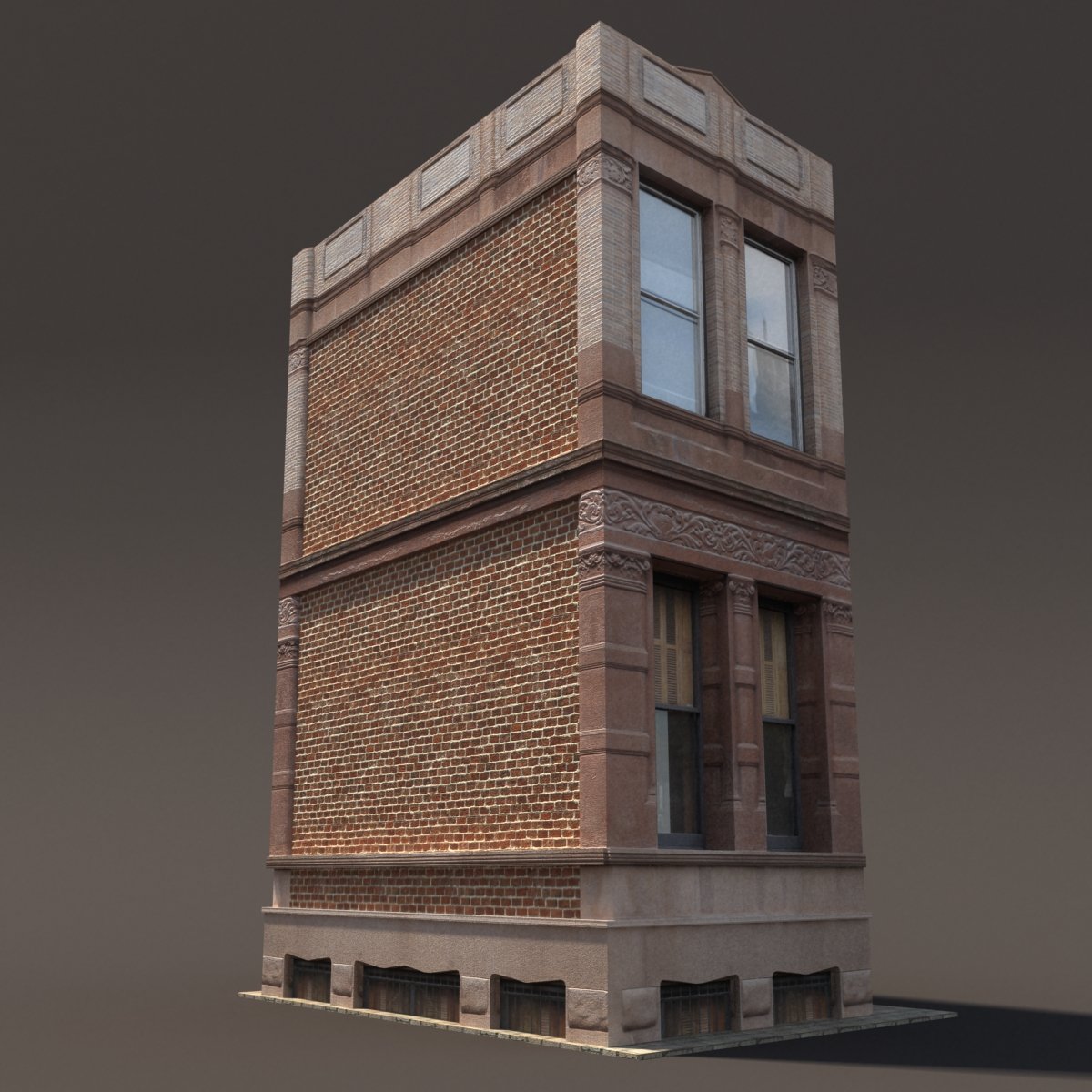 Apartment House #160 Low Poly - creative preview 4.
