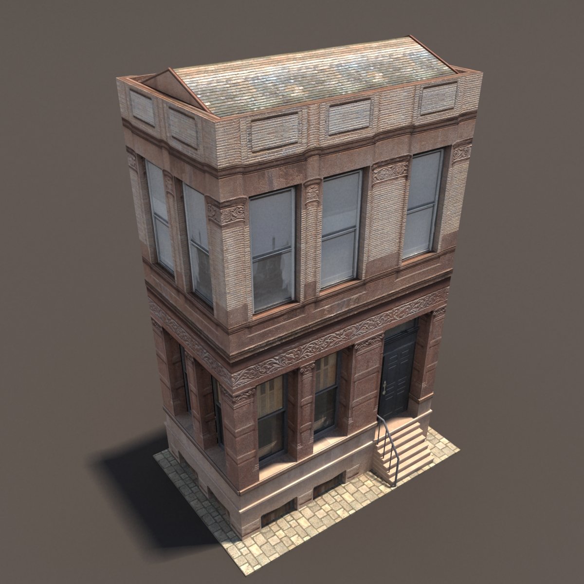 Apartment House #160 Low Poly - creative preview 5.