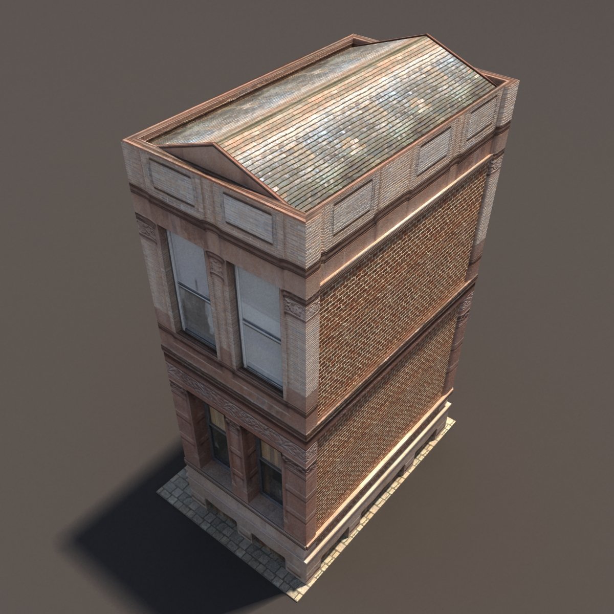 Apartment House #160 Low Poly - creative preview 6.