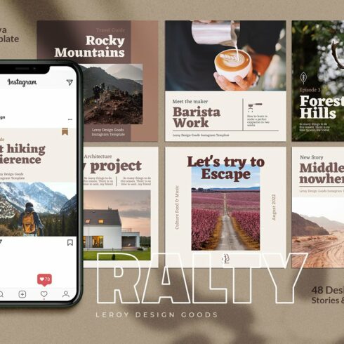 Ralty - Canva Instagram Template.