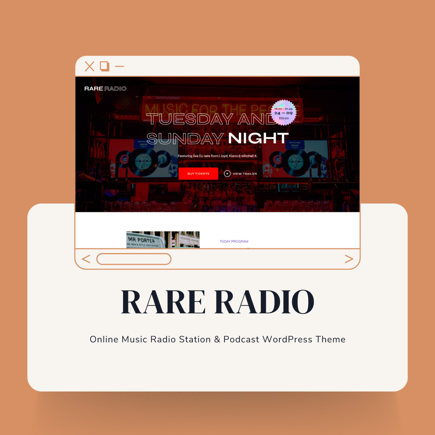 Rare Radio | Online Music Radio Station & Podcast WordPress Theme.