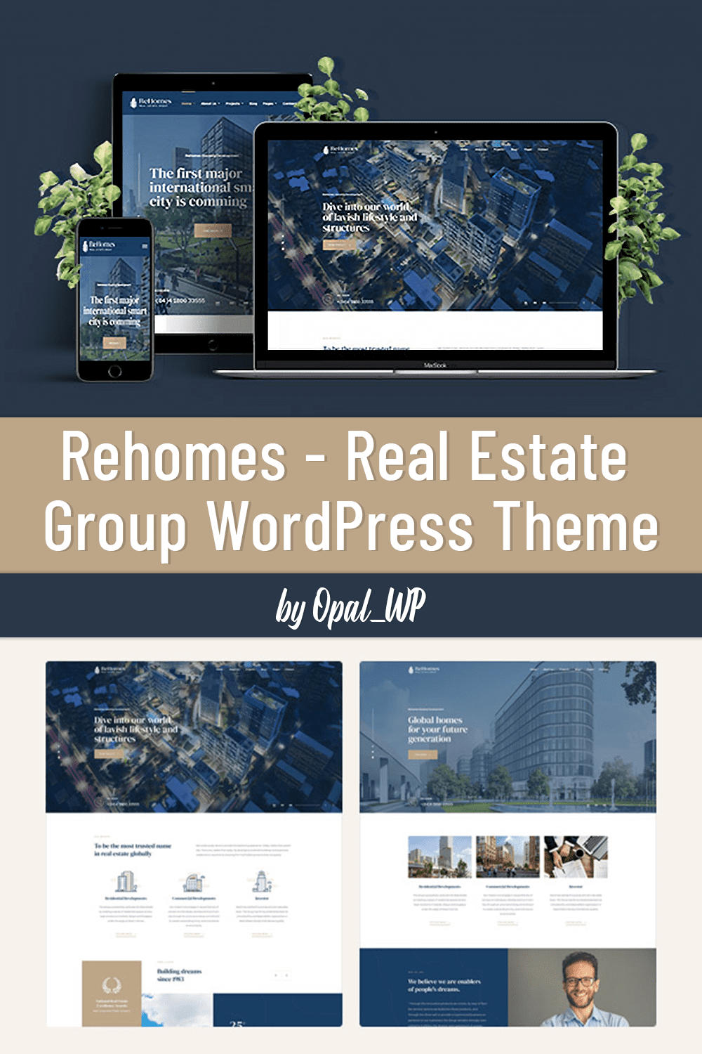 rehomes real estate group wordpress theme pinterest 709