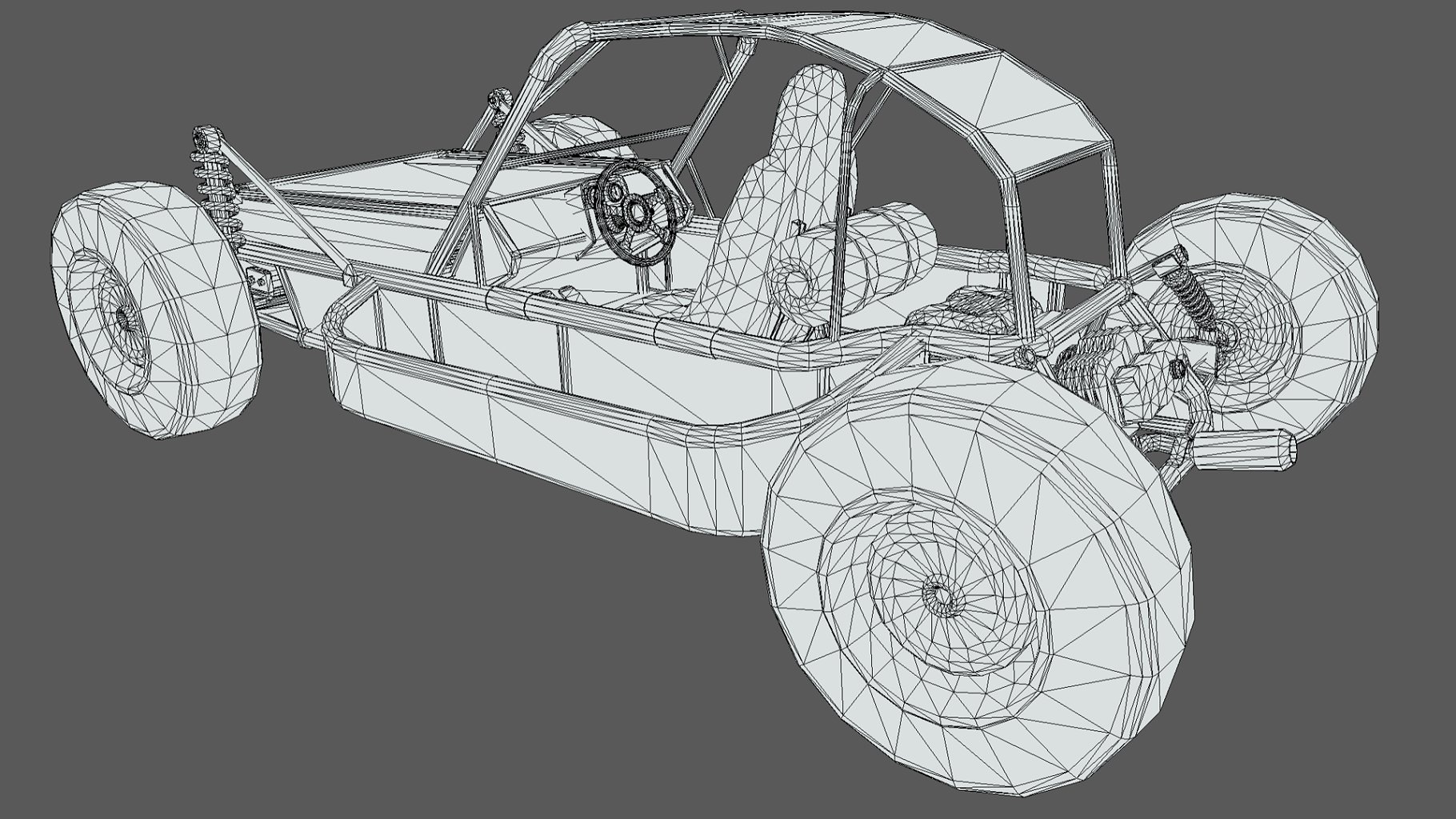 Mockup of graphic buggy pbr in the side.