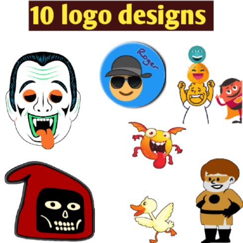 10 Logo Designs Bundle main cover.