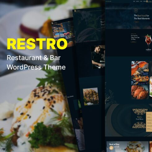 Restro - Restaurant & Bar WordPress Theme.