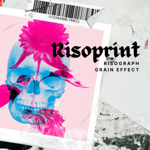 Risoprint - Risograph Grain Effect.